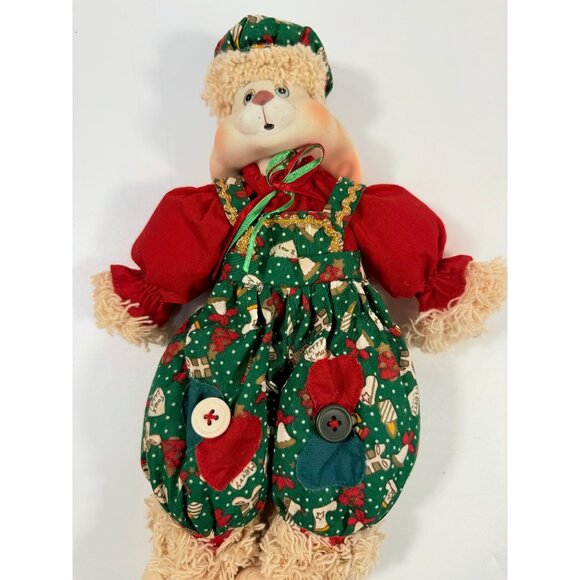 Hip and Hop Bunny Rabbit Stuffed Christmas House of Lloyd Hip & Hop Bunny Holida - Picture 14 of 16